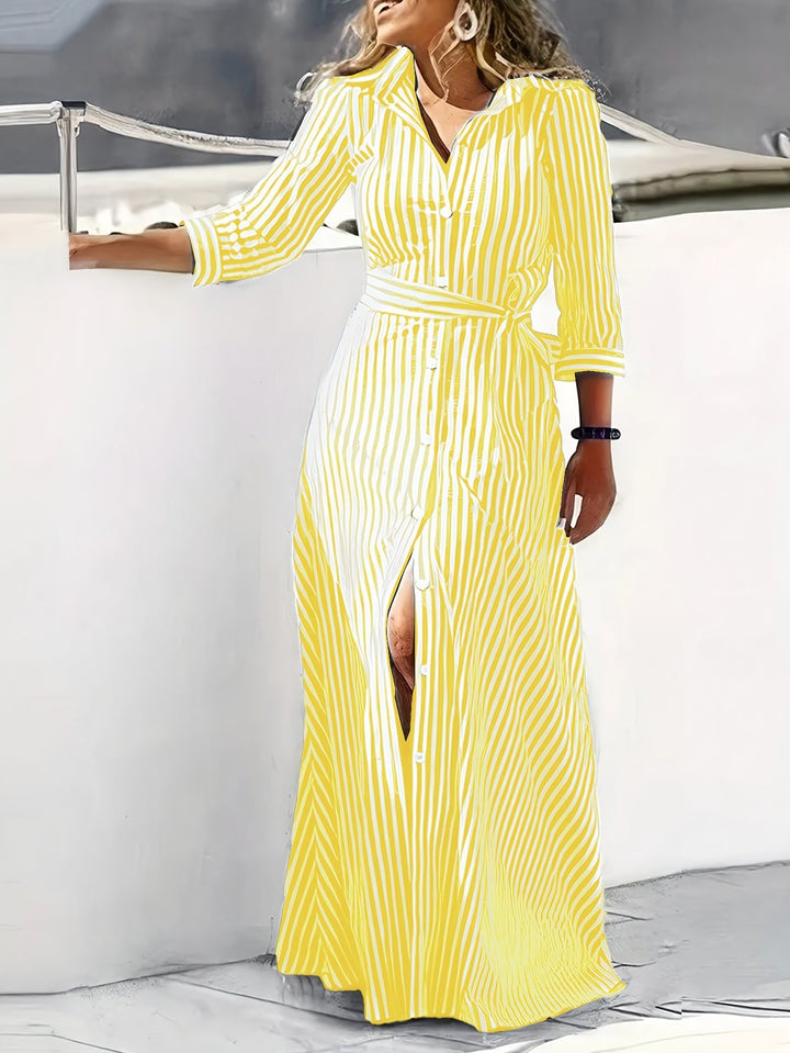 Meredith | Geknoopte Maxi Jurk