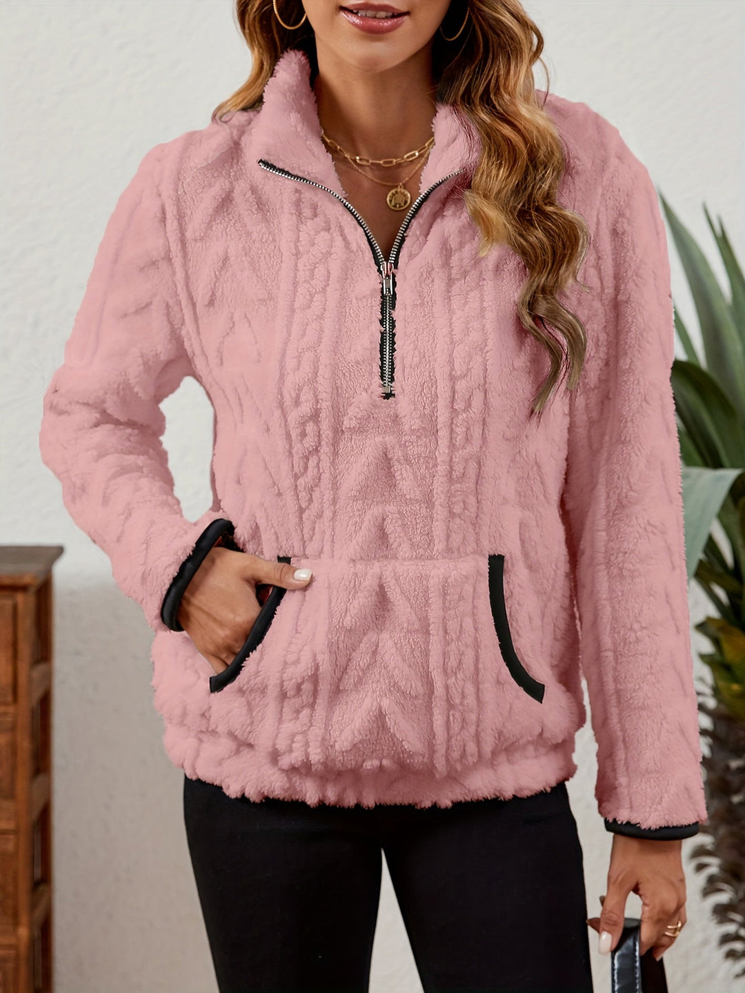 Delilah | Gezellige Half-Zip Pullover