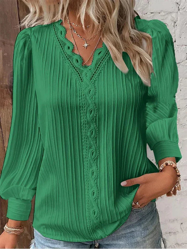 Naomi | Elegante Blouse met Kanten Rand