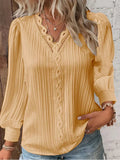 Naomi | Elegante Blouse met Kanten Rand