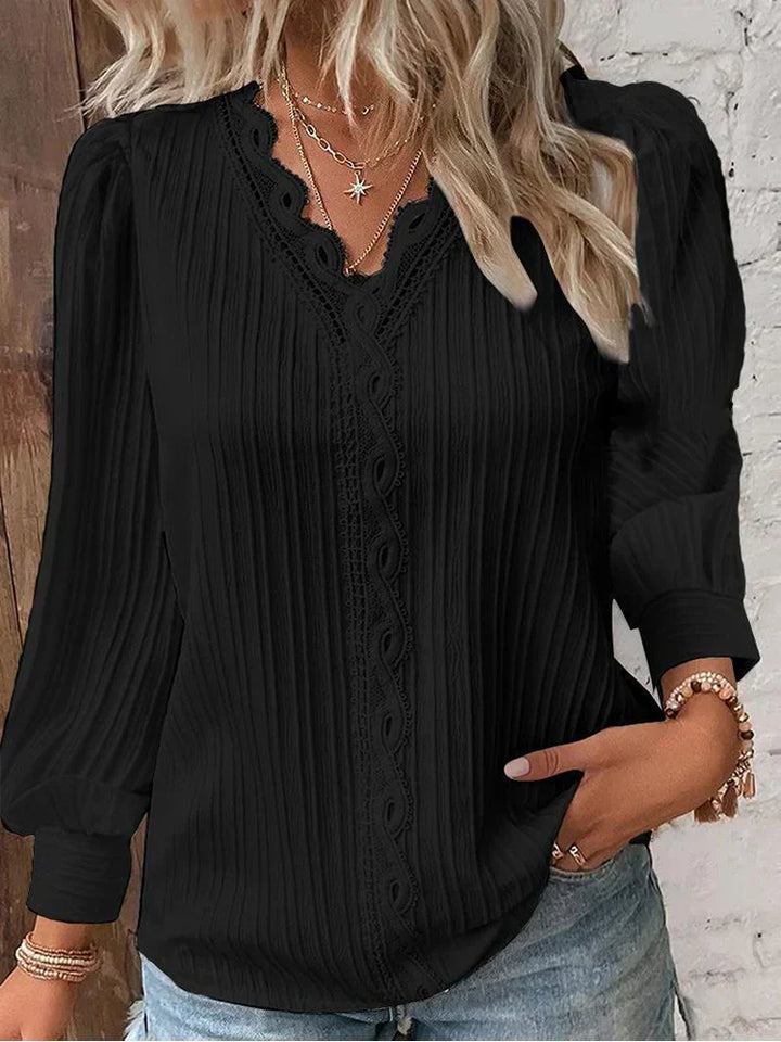 Naomi | Elegante Blouse met Kanten Rand