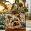 Heather | Stijlvolle Puppy Kunst Tote Bag