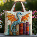 Evelyn | Verfijnde Draak Kunst Tote Bag