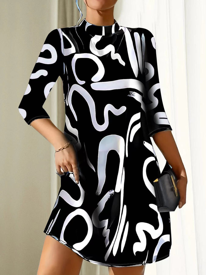 Jessica | Elegante Ronde Hals Jurk