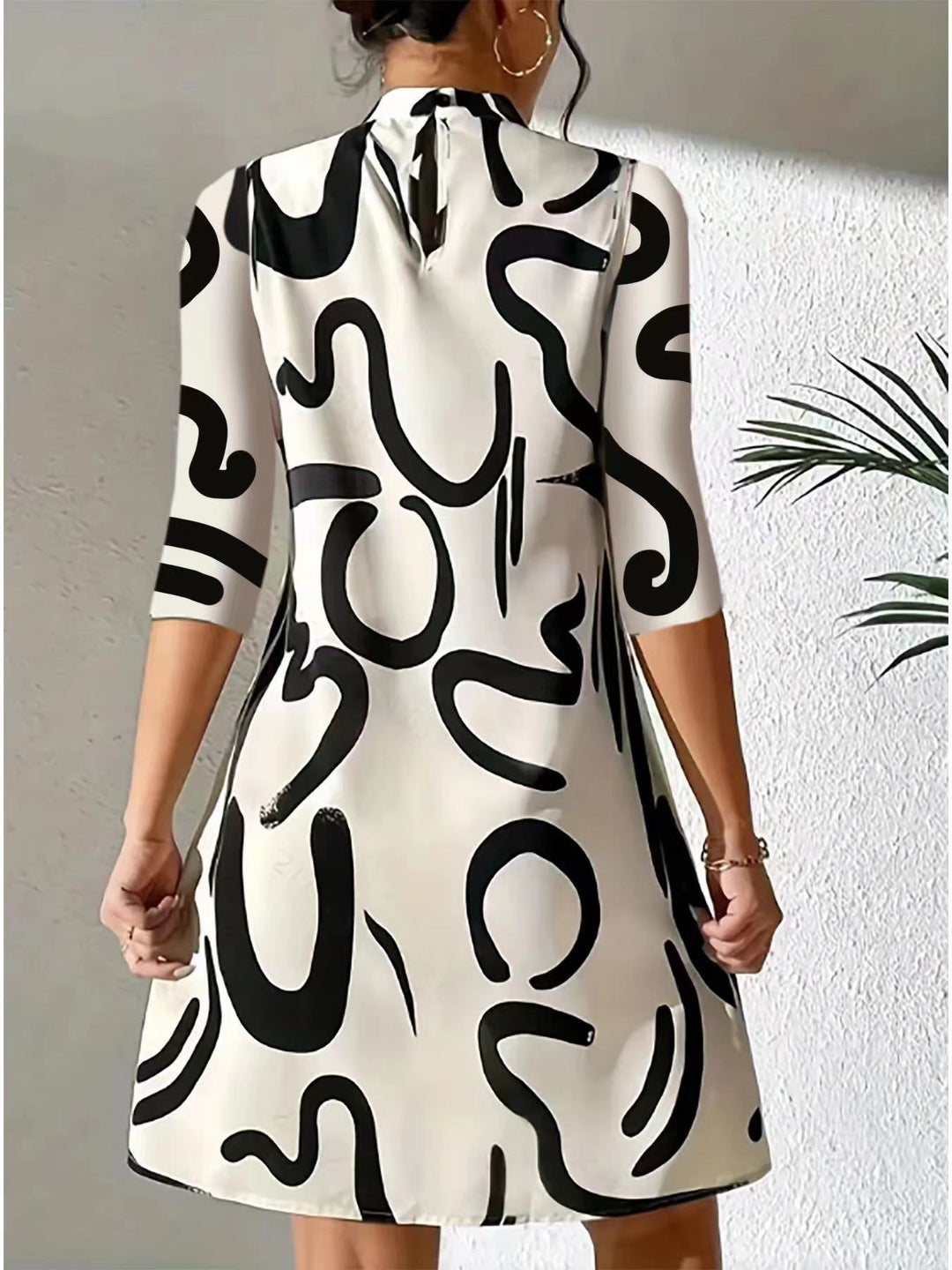 Jessica | Elegante Ronde Hals Jurk