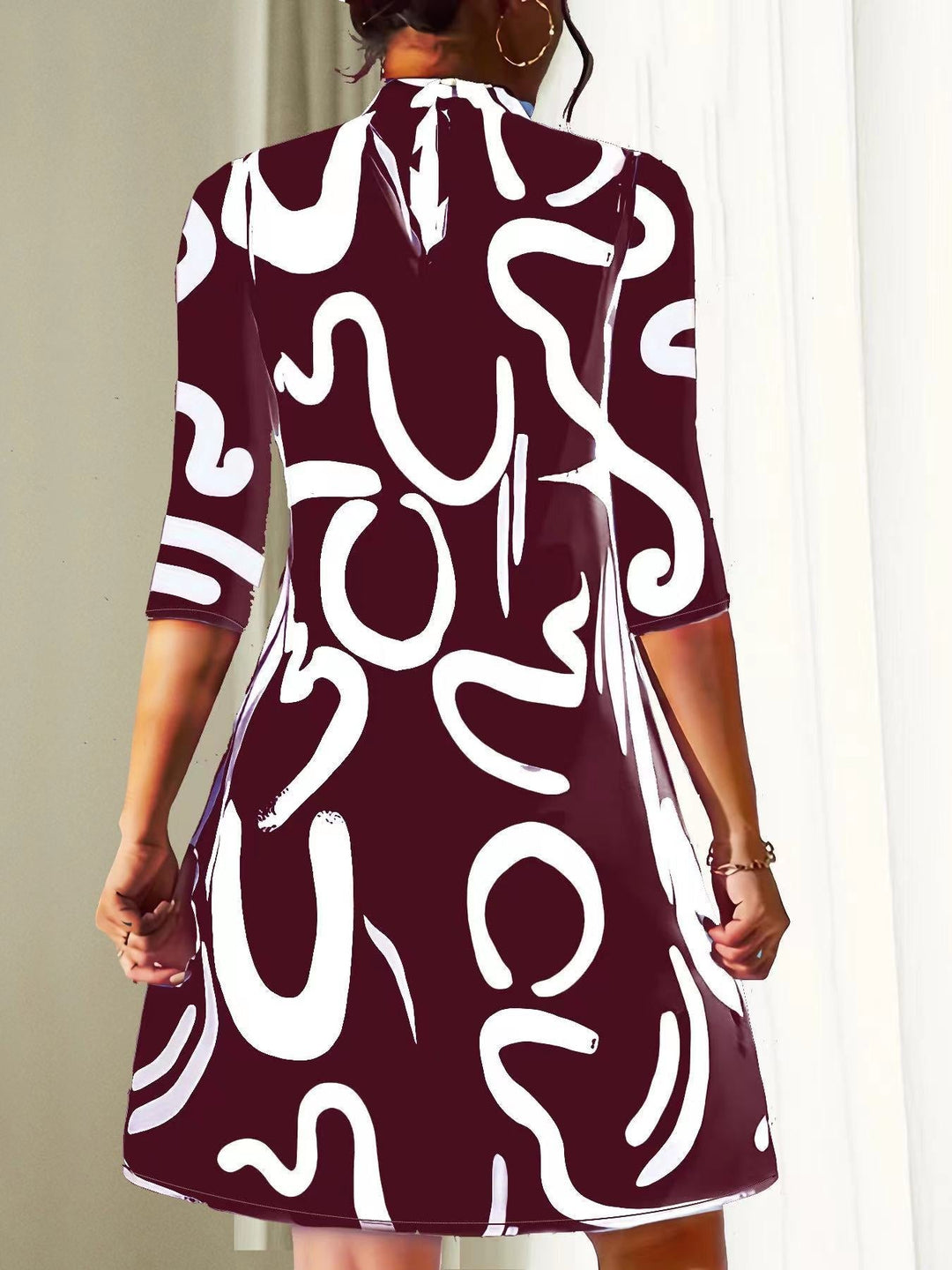 Jessica | Elegante Ronde Hals Jurk