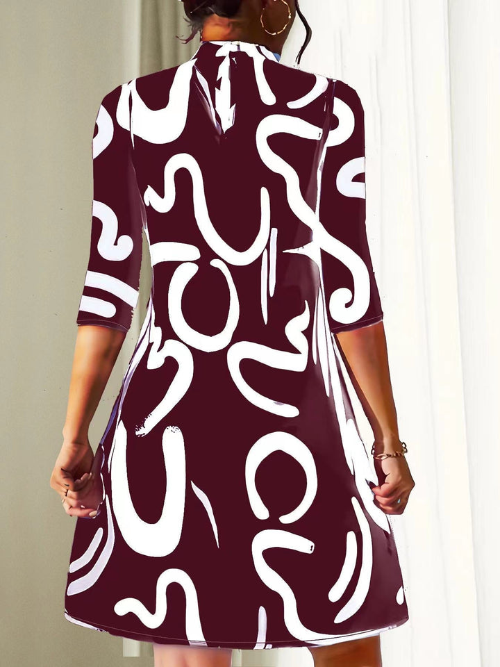 Jessica | Elegante Ronde Hals Jurk