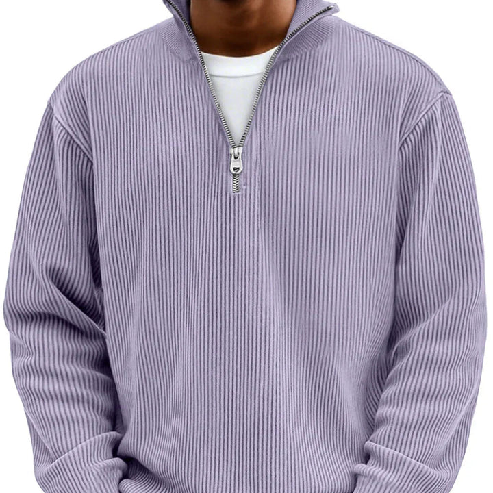 Chase | Stijlvolle Rits Hoge Nek Sweater