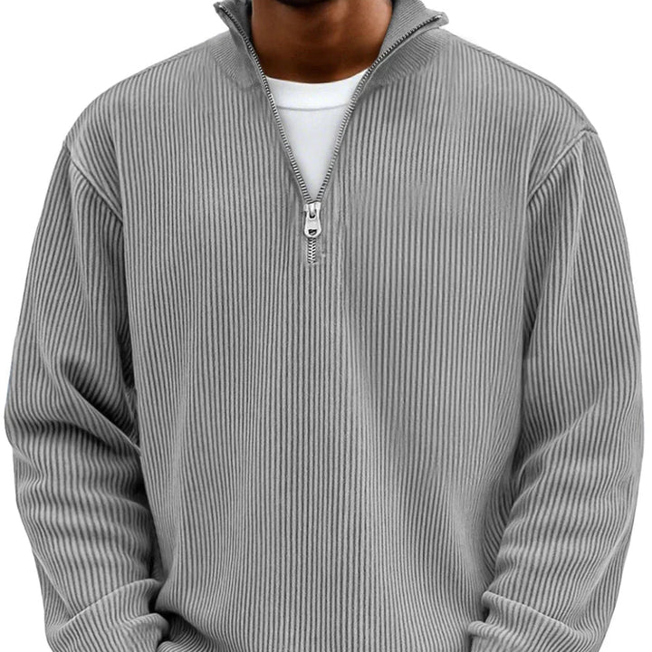 Chase | Stijlvolle Rits Hoge Nek Sweater