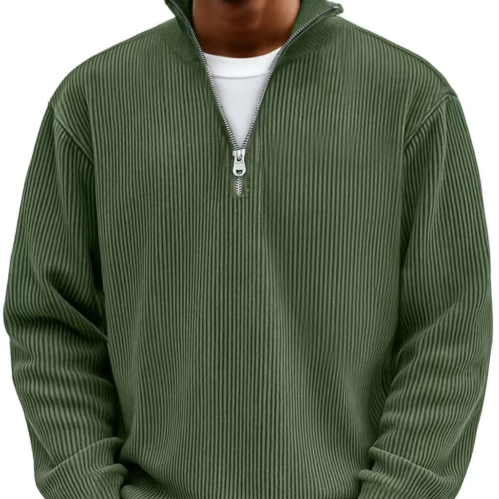 Chase | Stijlvolle Rits Hoge Nek Sweater