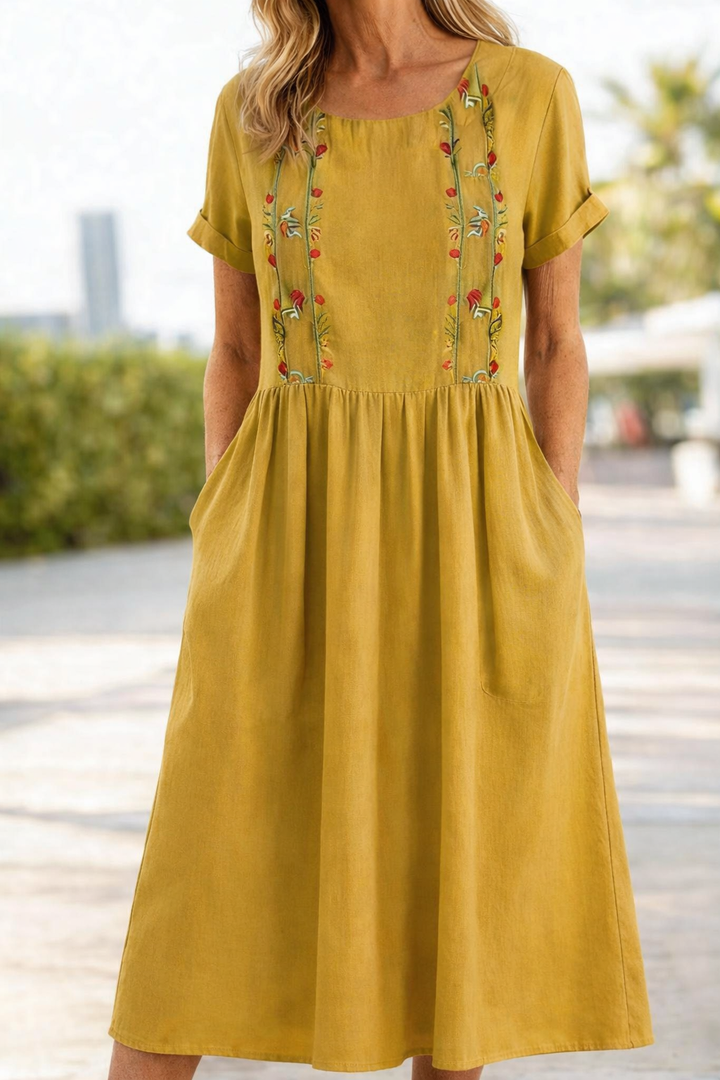 Trixie | Casual Zomer Korte Mouwen Jurk