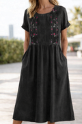 Trixie | Casual Zomer Korte Mouwen Jurk