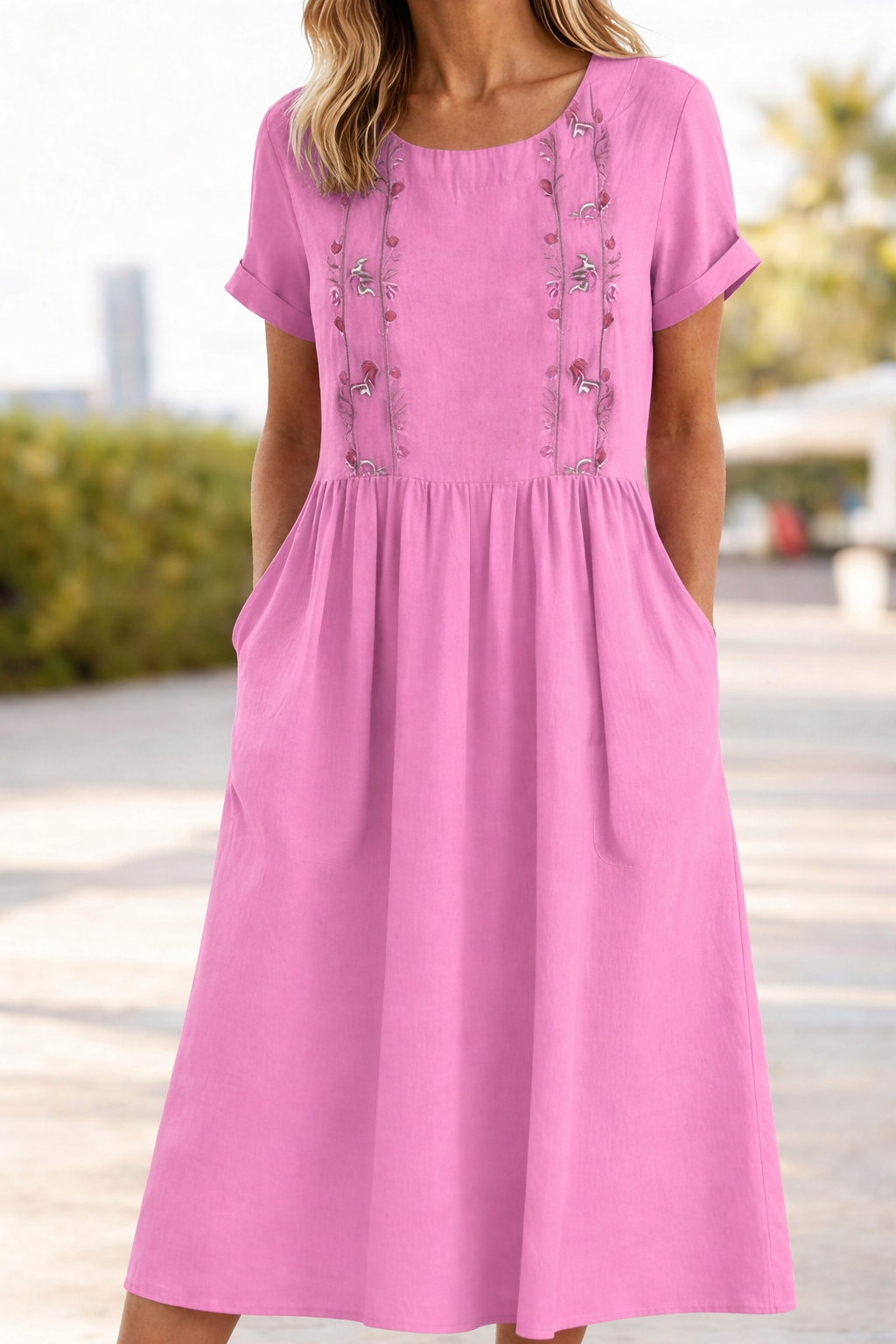 Trixie | Casual Zomer Korte Mouwen Jurk