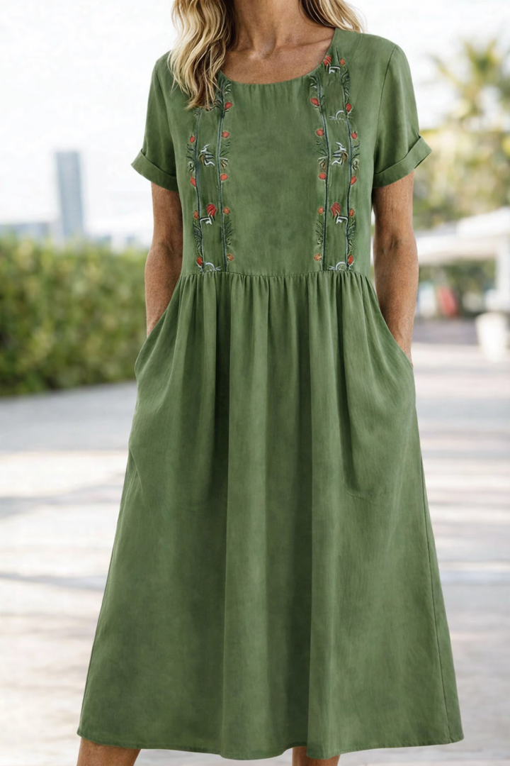 Trixie | Casual Zomer Korte Mouwen Jurk