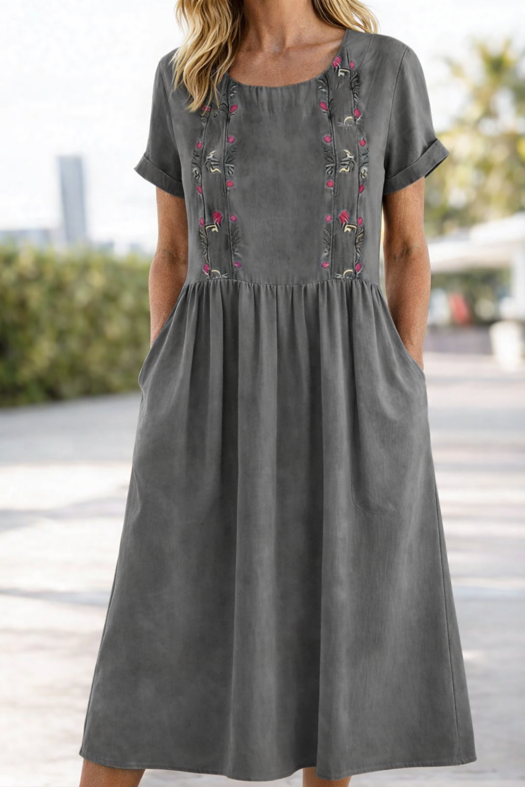Trixie | Casual Zomer Korte Mouwen Jurk