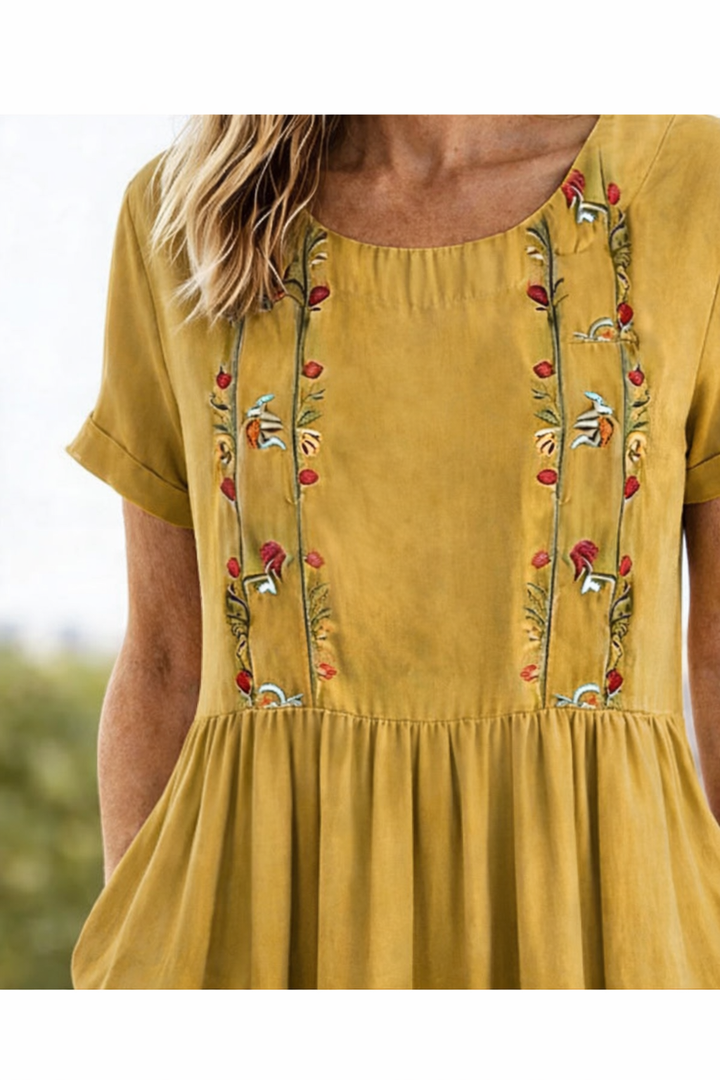 Trixie | Casual Zomer Korte Mouwen Jurk