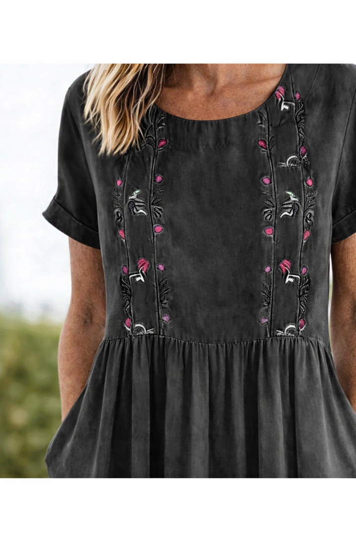 Trixie | Casual Zomer Korte Mouwen Jurk