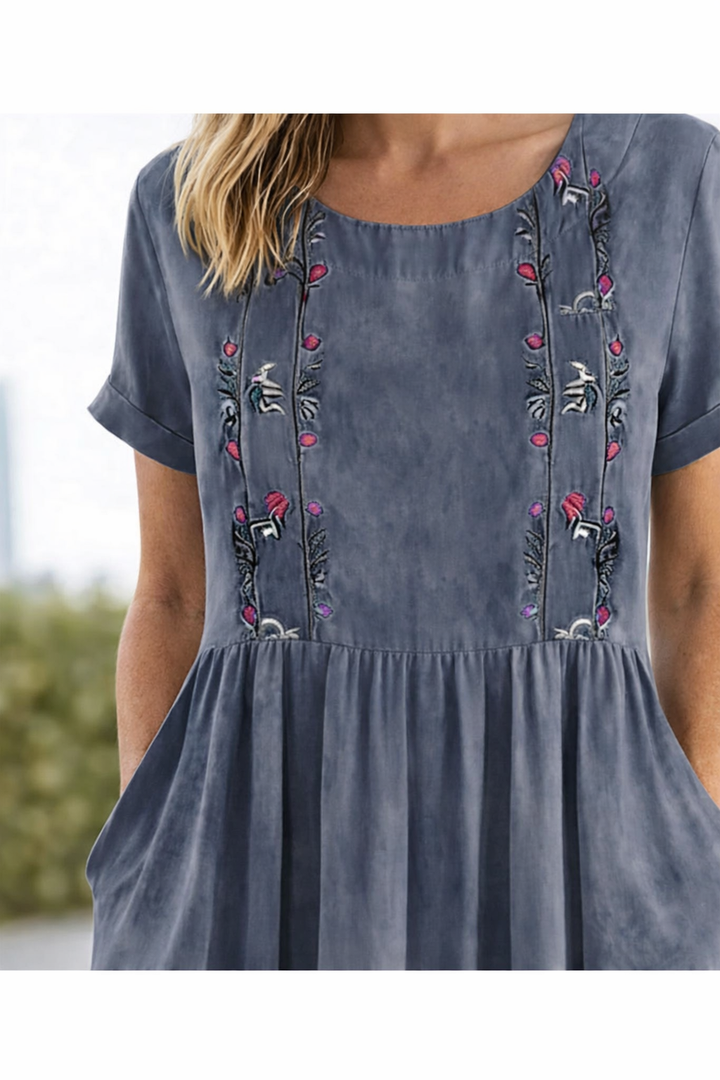 Trixie | Casual Zomer Korte Mouwen Jurk