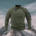 Leonard | Stand-Kraag Kwart-Rit Pullover