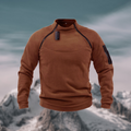 Leonard | Stand-Kraag Kwart-Rit Pullover