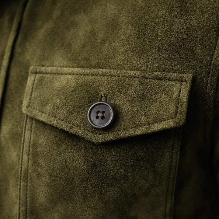 Jacob | Klassieke Suède Pocket Jacket
