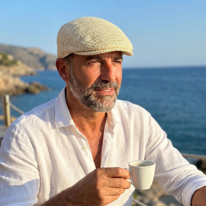 Everett | Geweven Zomer Flat Cap