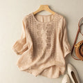 Marisol | Geborduurde Zomerblouse