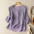 Marisol | Geborduurde Zomerblouse