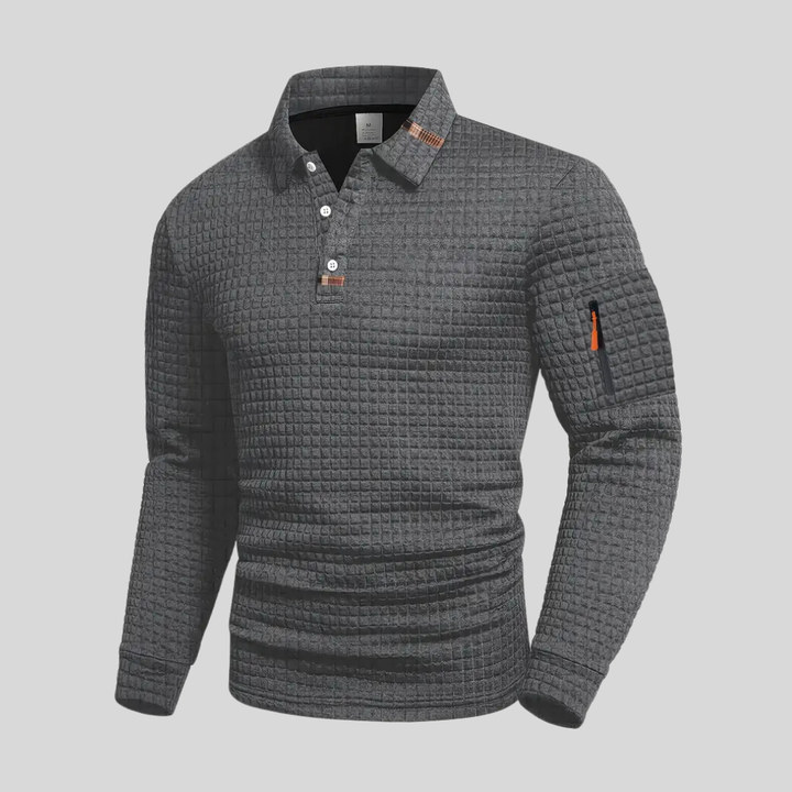 Aaron | Poloshirt met Mouwzak