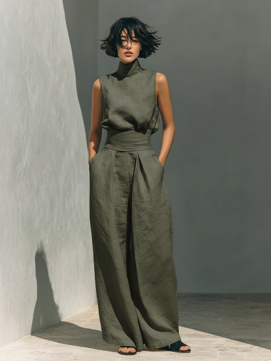 Maria | Stijlvolle Tanktop en Losse Broek Set