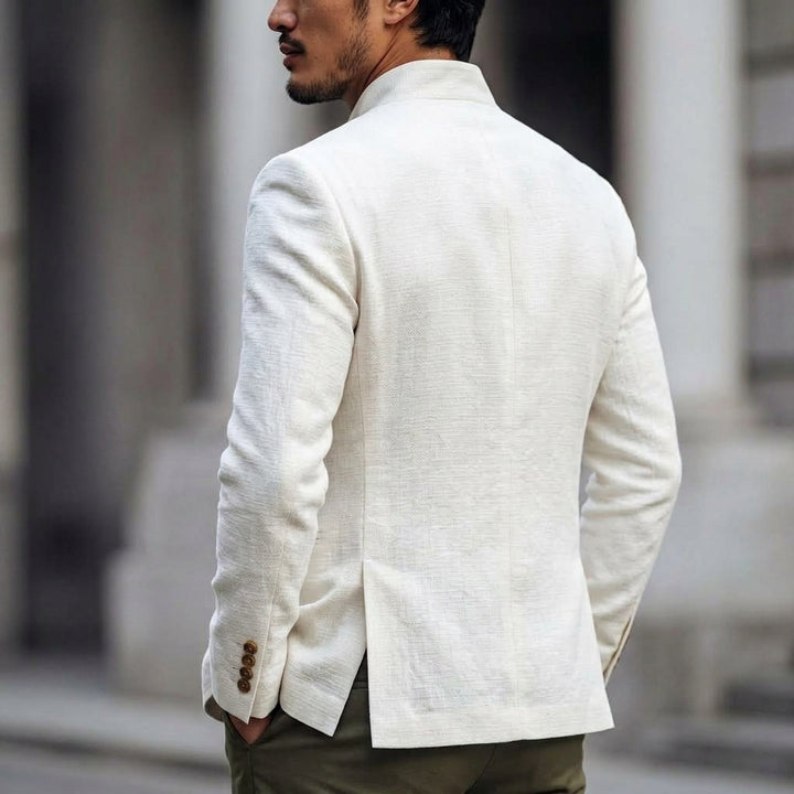 Harold | Verfijnde Enkele Knop Cardigan