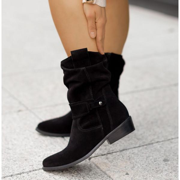 Marlowe | Slouchy Middenkalflaarzen