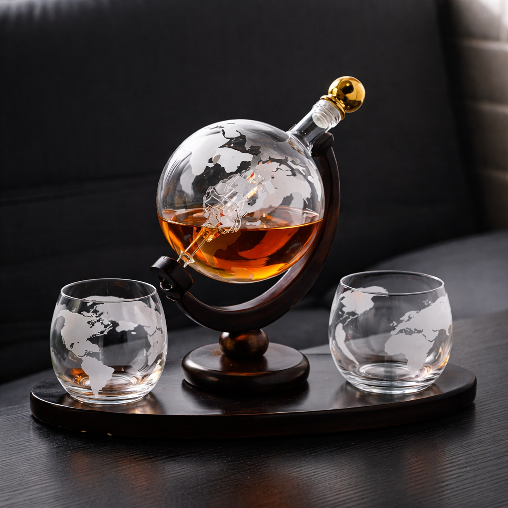 Marco | Whiskyfles Wereldkaart Ontwerp