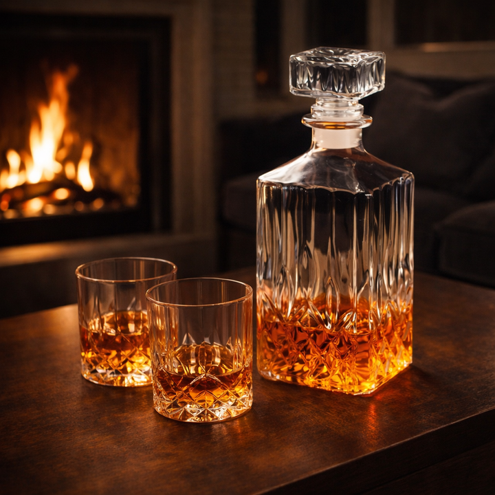 Shane | Whiskyfles Set met Fles en Glas
