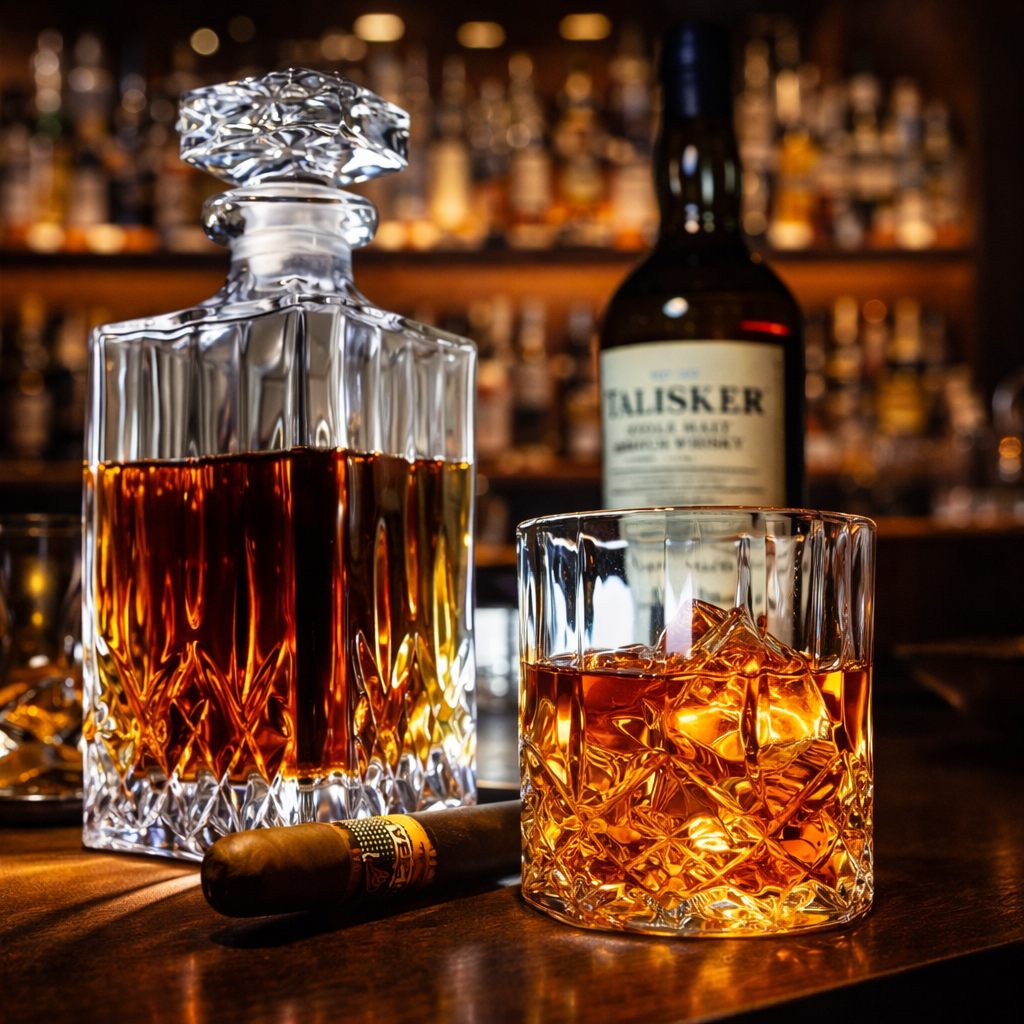 Shane | Whiskyfles Set met Fles en Glas
