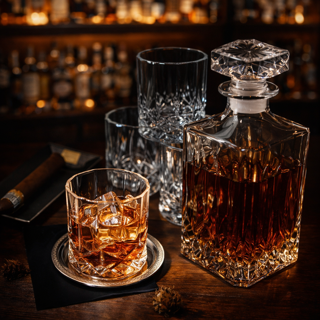 Shane | Whiskyfles Set met Fles en Glas