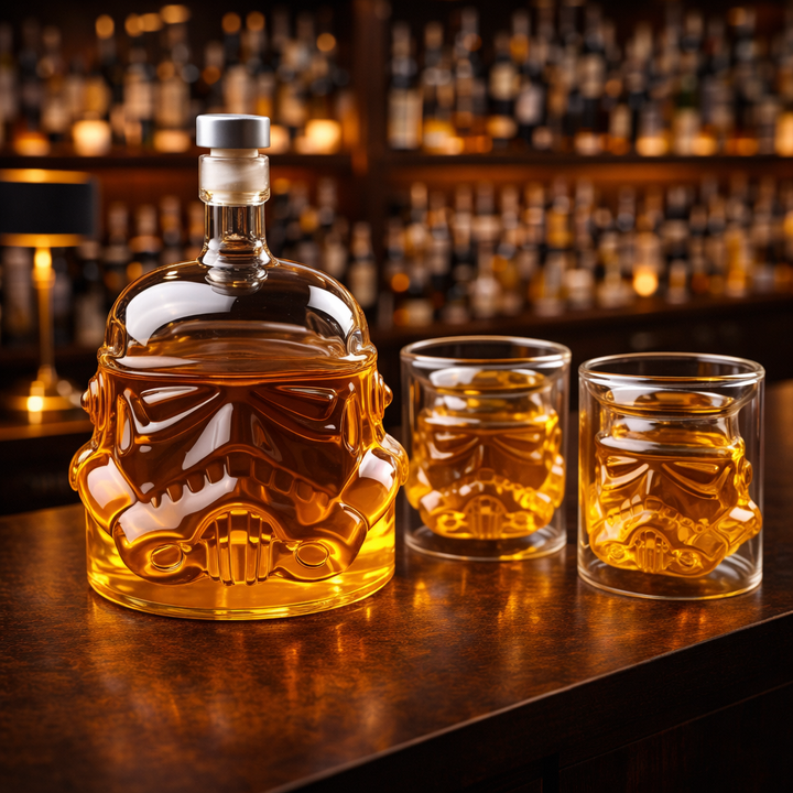 Darren | Whiskyfles Set Fles en Glas