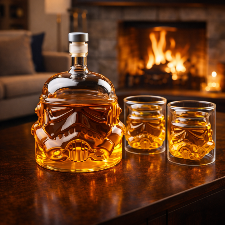 Darren | Whiskyfles Set Fles en Glas