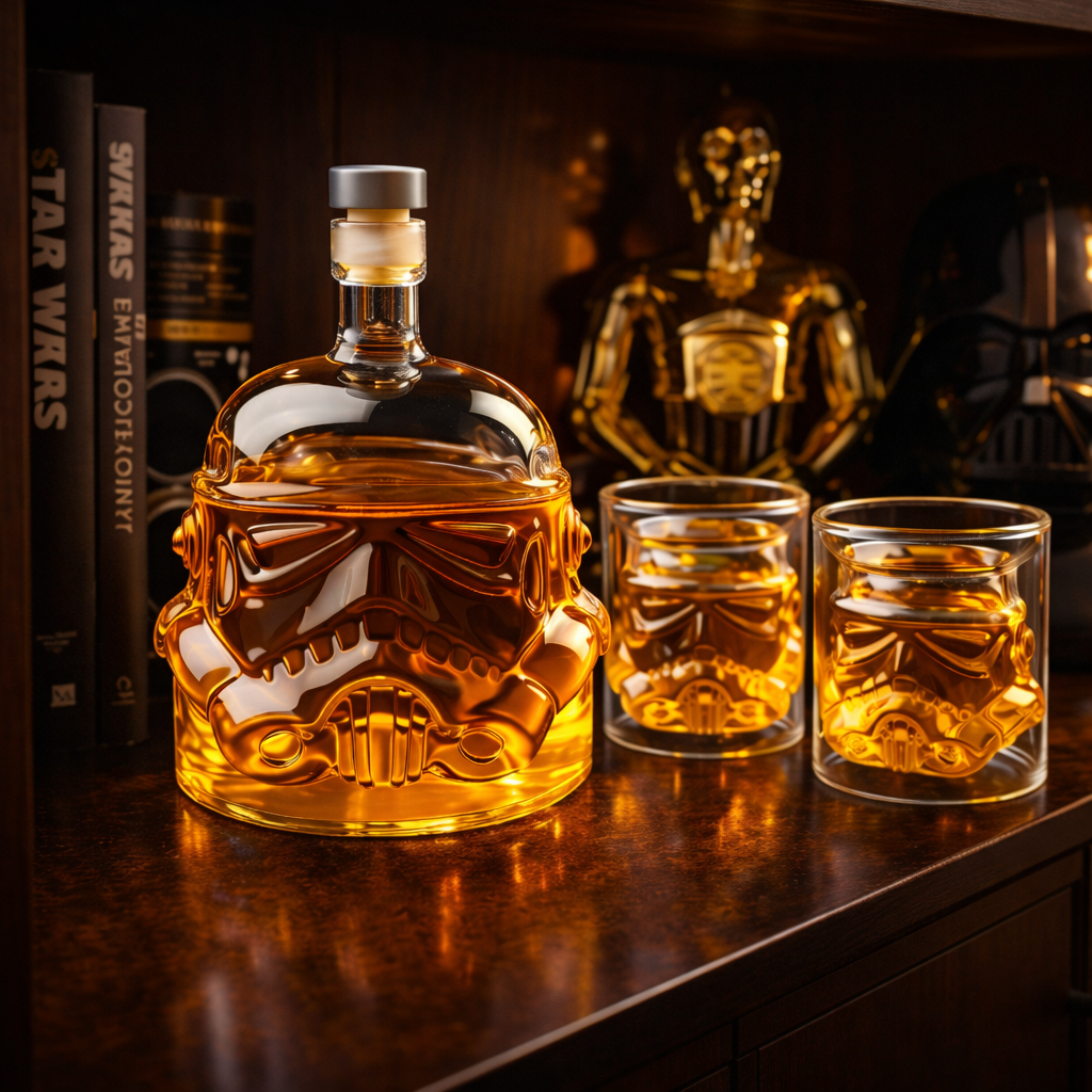 Darren | Whiskyfles Set Fles en Glas
