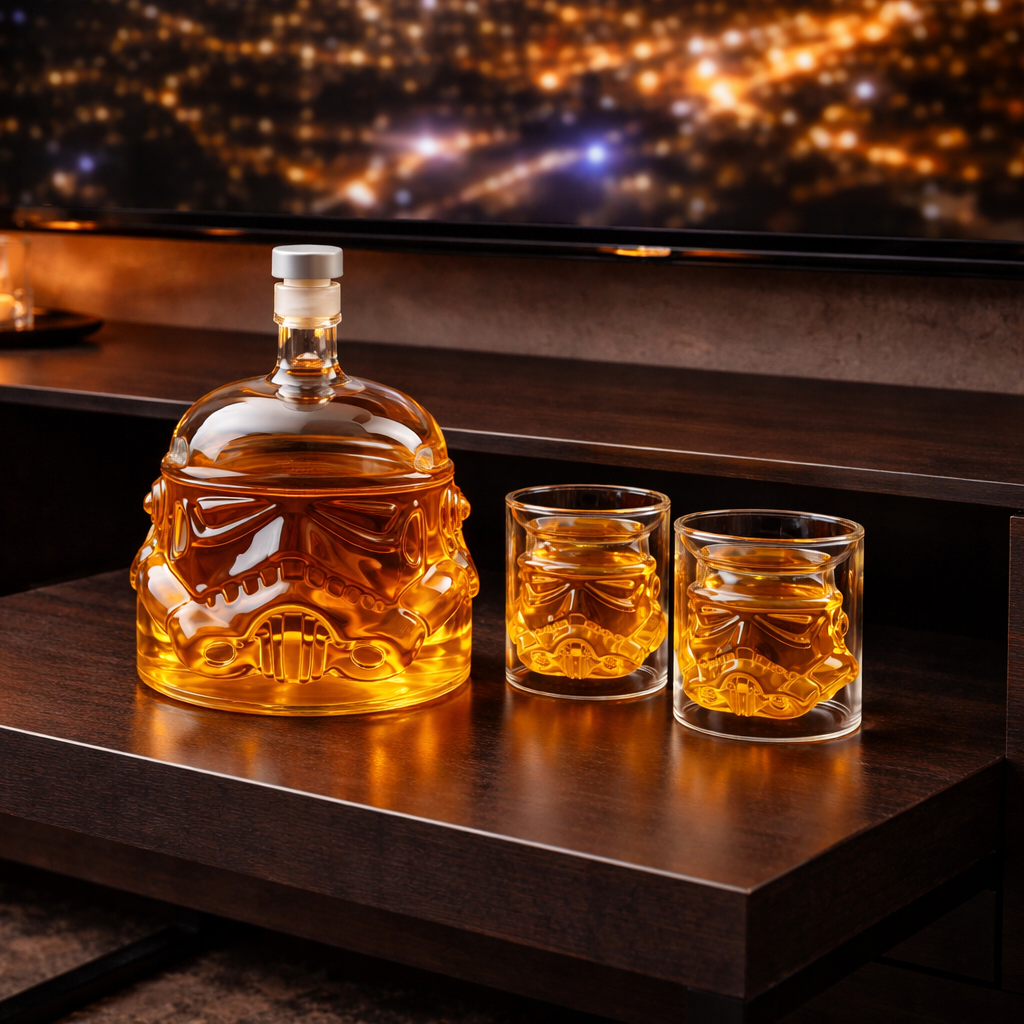 Darren | Whiskyfles Set Fles en Glas