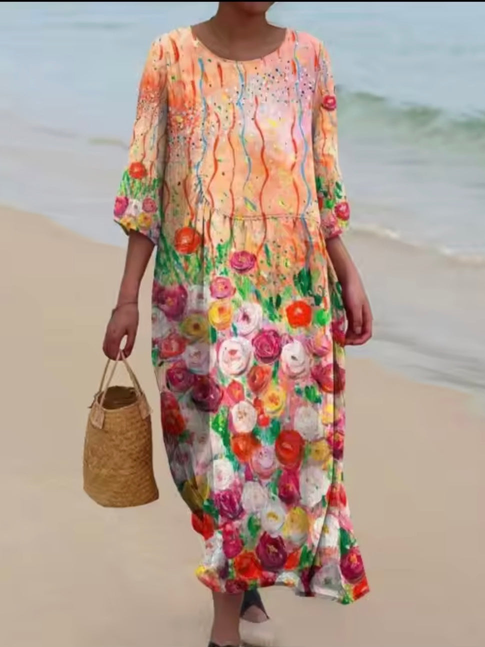 Marigold | Levendige Bloemenjurk