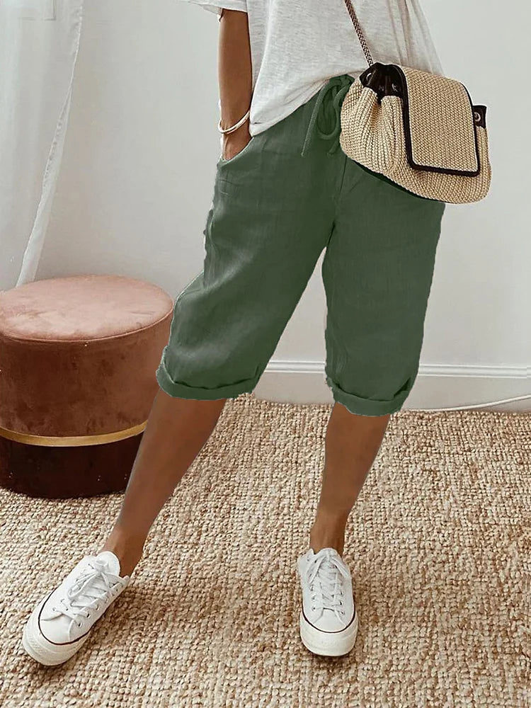 Elise | Relaxed Korte Broek tot de Knie