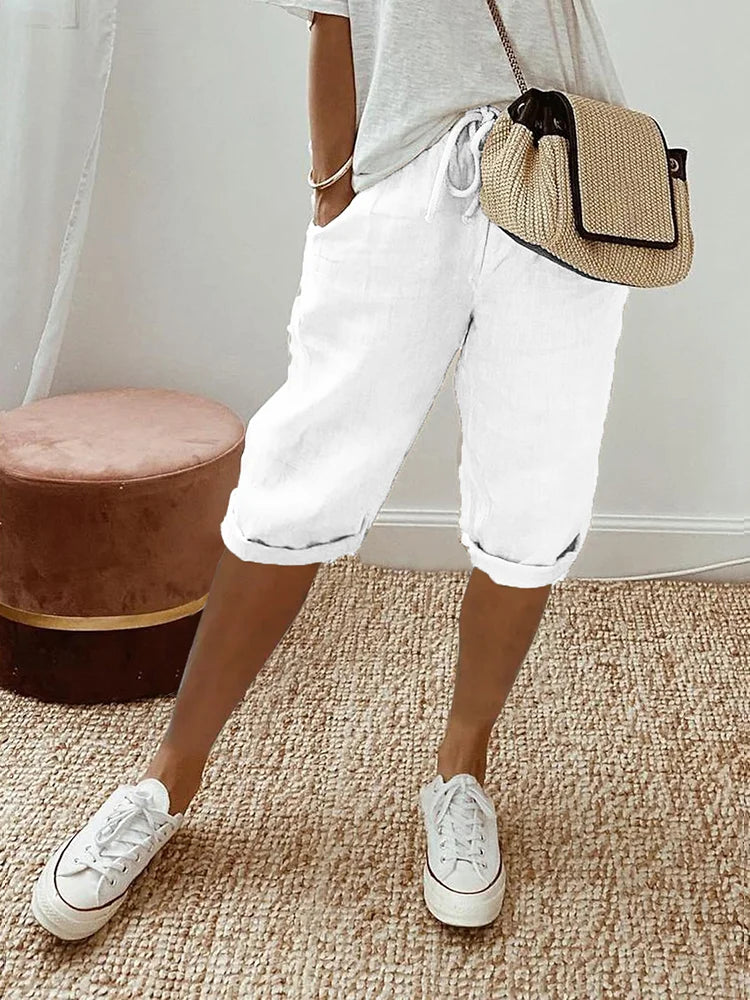 Elise | Relaxed Korte Broek tot de Knie