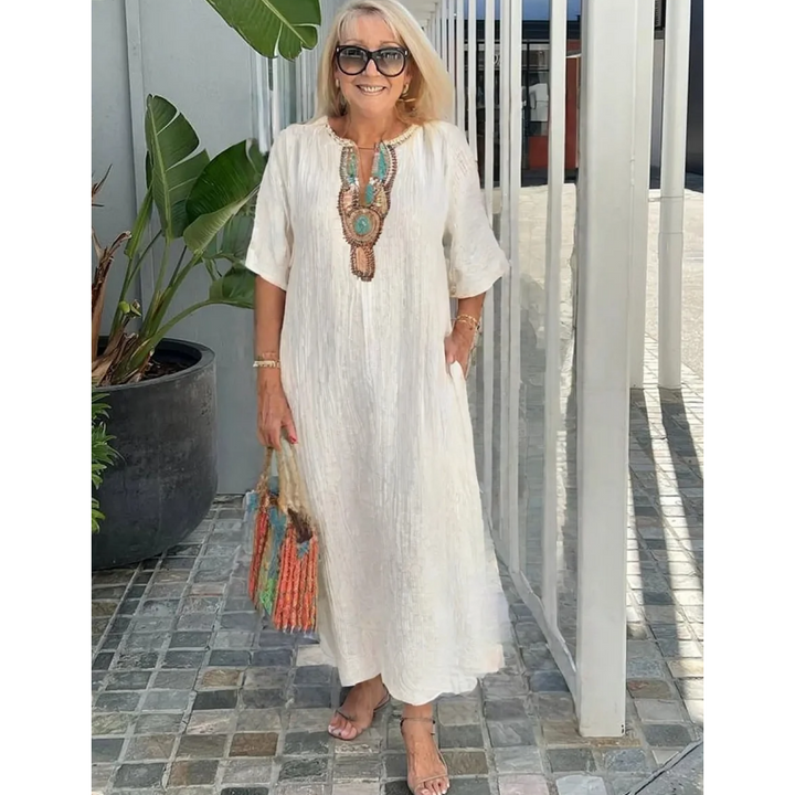 Marnie | Ontspannen Bohemian Maxi Jurk