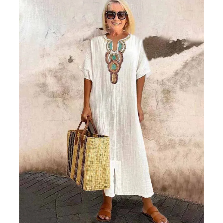 Marnie | Ontspannen Bohemian Maxi Jurk