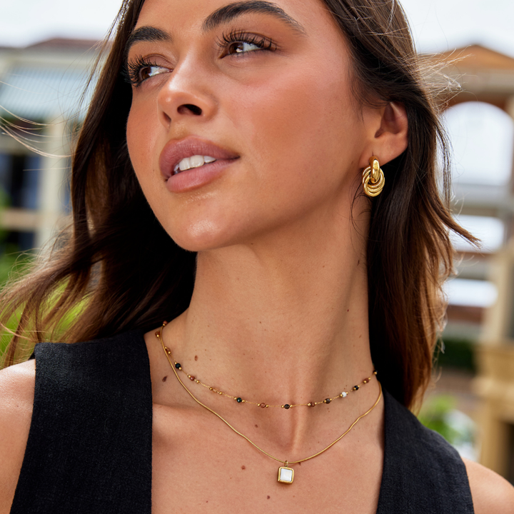 Donna | Elegante Minimalistische Ketting met Kralen