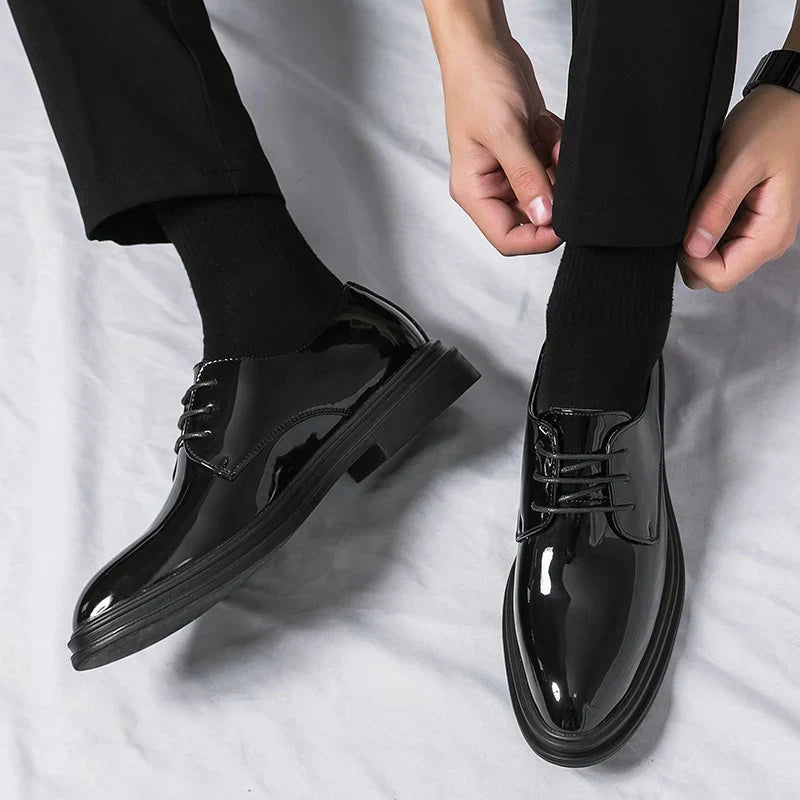 Winston | Gepolijste Veterschoenen