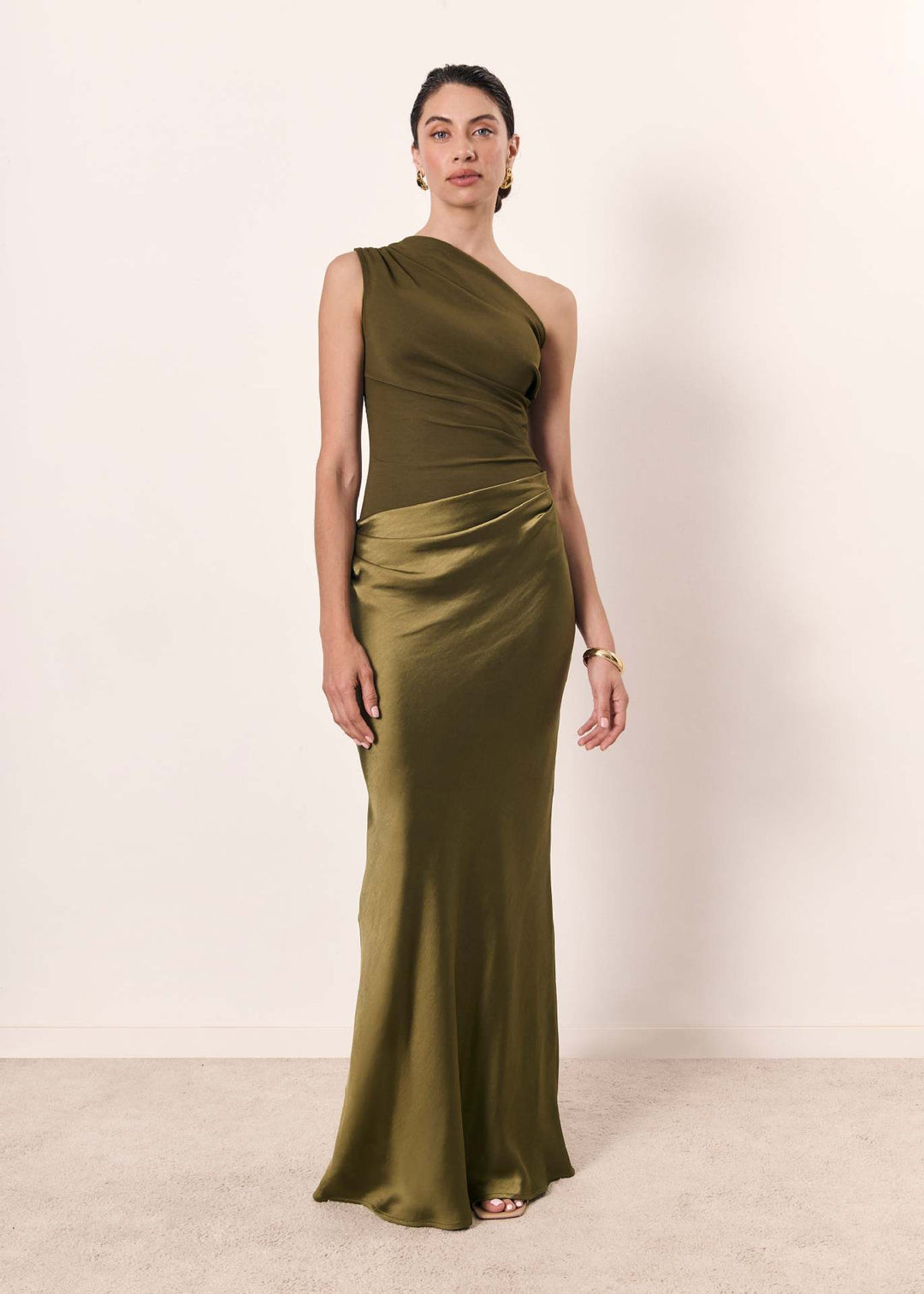 Adrienne | Maxi-jurk met Één Schouder