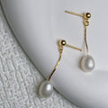Colleen | Casual Drop Parel Oorbellen