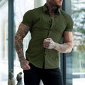 Blake | Slim Fit Korte Mouwen Shirt